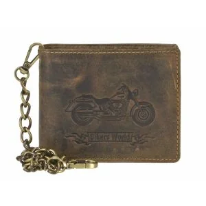 GreenBurry Biker-Geldbörse mit Kette – Motorrad