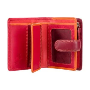 Visconti Bali Damen Geldbeutel Red Multi