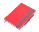 SlimPad Taschenformat A5 Notizbuch mit Stift rotes